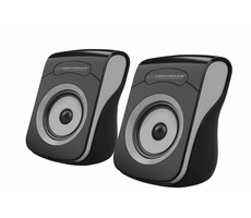 Esperanza EP140KE FLAMENCO černo-šedá / Reproduktory / 2.0 / 2x3W / 5V / USB / 3.5mm / microSD 