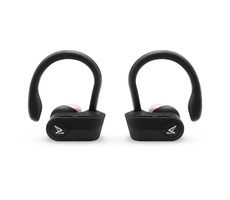 SAVIO TWS-03 Bluetooth sportovní sluchátka do uší černá / mikrofon / funkční tlačítka