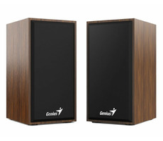 Genius SP-HF180 hnědá / Repro / 2.0 / 6W / 3.5 mm jack / ovladač hlasitosti / dřevěné