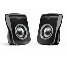 Genius SP-Q180 černo-šedá / 2.0 / 6W / USB napájení / ovladač hlasitosti / 3.5 mm jack
