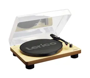 Lenco LS-50 hnědá / Gramofon / 33 & 45 & 78 RPM / USB-A / předzesilovač / repro