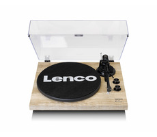 Lenco LBT-188 světle hnědá / Gramofon / 33 & 45 RPM / USB / BT / RCA / předzesilovač