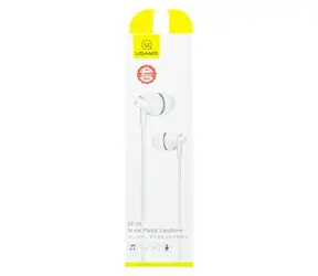 USAMS EP-39 In-Ear Stereo Headset 3.5mm bílá