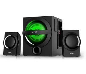 Fenda F&D A140X černá / Reproduktory / 2.1 / 37W / BT4.0 / FM rádio / USB přehrávání / dálkové ovládání