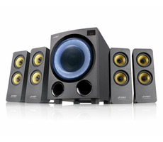 Fenda F&D F7770X černá / Reproduktory / 4.1 / 80W / BT5.0 / FM rádio / USB přehrávání / optický vstup / dálkové ovládání