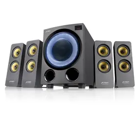 Fenda F&D F7770X černá / Reproduktory / 4.1 / 80W / BT5.0 / FM rádio / USB přehrávání / optický vstup / dálkové ovládání