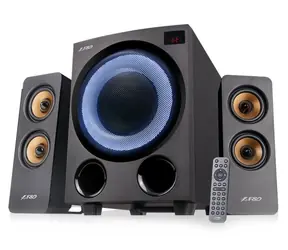 Fenda F&D F770X černá / Reproduktory / 2.1 / 76W / BT5.0 / FM rádio / USB přehrávání / optický vstup / dálkové ovládání 