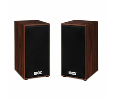 iBox IGLSP1 dřevo / Reproduktor / 2.0 / 10W / rozměry 147x74x95 mm