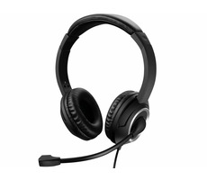 Sandberg USB Chat / sluchátka s mikrofonem / otočný mikrofon / ovladač hlasitosti / USB-A / černá