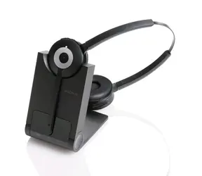 Jabra PRO 920 DECT černá / Bezdrátová náhlavní souprava / Dosah 120 metrů / až 8 hodin hovoru