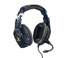 Trust GXT 488 Forze-B modrá / herní sluchátka s mikrofonem / pro PS4 / 3.5 mm jack / 1.2m