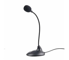 Gembird MIC-205 / stolní mikrofon černá