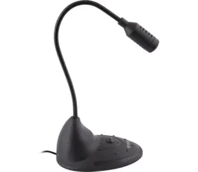 YENKEE YMC 1011BK stolní mikrofon pro PC / 1.8m