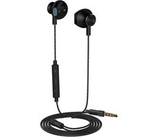 YENKEE YHP 305BK černá / sluchátka s mikrofonem / ovládání hlasitosti / 3.5 mm jack / kabel 1.2 m