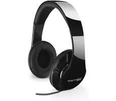Fantec SHP-250AJ-BB černá / drátová sluchátka / 3.5mm jack / 40mm měniče / kabel 1.2 m