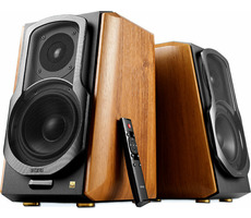 EDIFIER S1000MKII černo-hnědá / 2.0 / reproduktory / Bluetooth / AUX / koax. / opt. / RMS 120W 