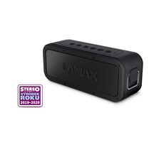 LAMAX Storm1 černá / Bluetooth reproduktor / 2x 20W / 6600mAh / BT 5.0 / IP67 / AUX / microSD / NFC / doprodej