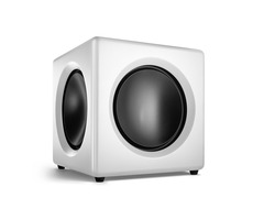 Wavemaster FUSION bílá / Aktivní subwoofer / 200mm / RMS 125 W