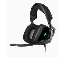 Headset Corsair Void RGB Elite černá / Herní sluchátka s mikrofonem / USB / kabel 1.8m