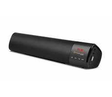 Technaxx MusicMan Mini Soundbar BT-X54 / Bluetooth reproduktor / 2x 5W / BT 5.1 / FM / USB / MicroSD / AUX-IN / černá
