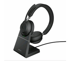 Jabra Evolve 2 65 / bezdrátová sluchátka s mikrofonem / USB / stojánek