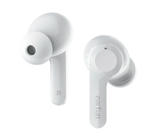 EarFun Air bílá / bezdrátová sluchátka / mikrofon / Bluetooth 5.0 / IPX7 / dobíjecí pouzdro 