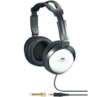 JVC HA-RX500 černo-bílá / sluchátka přes hlavu / jack 3.5 mm a 6.3 mm / 3.5 m