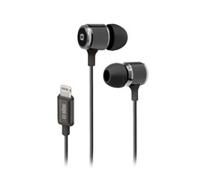 SBS sluchátka s mikrofonem MFI lightning  černá