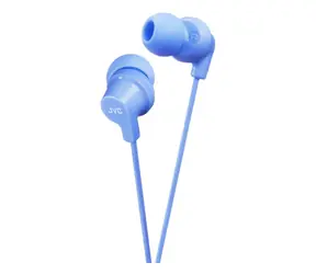 JVC HA-FX10-LA-E modrá / sluchátka do uší / 3.5mm jack / 1.2m
