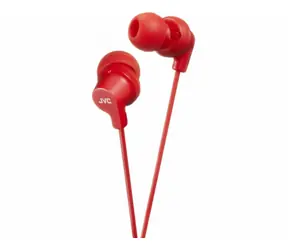 JVC HA-FX10-R-E červená / sluchátka do uší / 3.5mm jack / 1.2m