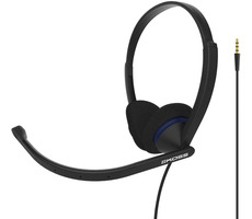 KOSS CS200i černá / Sluchátka s mikrofonem / 2.5m / 3.5mm jack / bez kódu