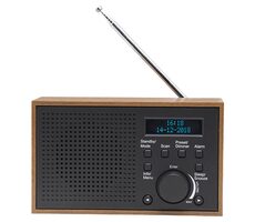 Denver DAB-46 šedá / stolní rádio / DAB+ / FM / síťový adaptér nebo 4x AA baterie