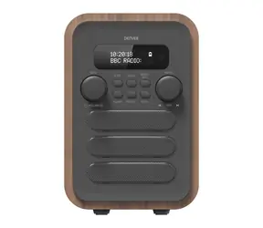 Denver DAB-48 šedá / rádio / DAB+ / FM / Bluetooth / výstup na sluchátka