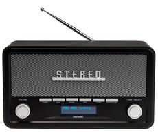 Denver DAB-18 tmavě šedá / rádio / DAB+ / FM / Bluetooth / 2x 2W