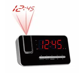 Denver CRP-618 černá / rádiobudík / FM / 1.2" LED displej / projekce hodin na zeď