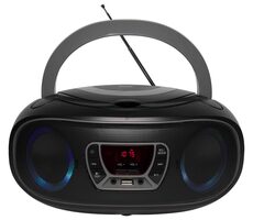 Denver TCL-212BT šedá / rádio / FM / Bluetooth / CD / USB / 2x 2W