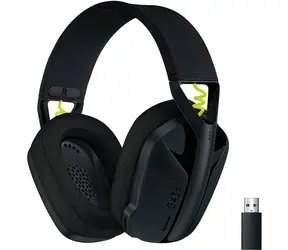 Logitech G435 Lightspeed černá / bezdrátová sluchátka / mikrofon / USB LIGHTSPEED přijímač