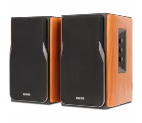 EDIFIER R1380DB hnědá / 2.0 / reproduktory / Bluetooth 5.1 / 3.5 mm jack / koaxiální / optický / RMS 21W+21W
