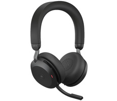 Jabra Evolve2 75 MS USB-C černá / bezdrátová sluchátka / mikrofon / ANC / USB-C (nabíjení) / USB adaptér + Bluetooth