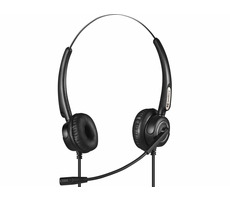 Sandberg Headset Pro Stereo černá / sluchátka s mikrofonem / USB + RJ9/11 