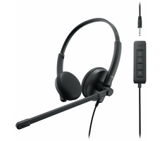 DELL Pro WH1022 černá / Headset s mikrofonem / USB