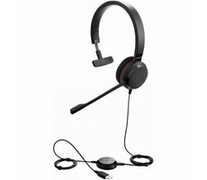 Jabra Evolve 30 II Mono MS USB-A černá / mono náhlavní souprava / mikrofon / USB-A + 3.5mm jack