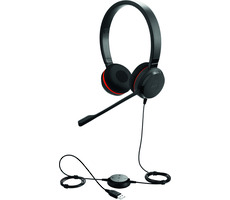 Jabra Evolve 30 II Stereo UC USB-A černá / stereo náhlavní souprava / mikrofon / USB-A + 3.5mm jack