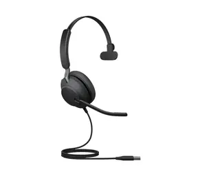 Jabra Evolve2 40 Mono UC USB-A černá / mono náhlavní souprava / mikrofon / USB-A