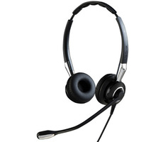 Jabra Biz 2400 II Duo QD E-STD NC černá / stereo náhlavní souprava / mikrofon / QD konektor