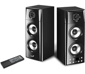 Genius repro SP-HF2800 BT / 2.0 / 60W / Dřevěné / Bluetooth / USB / dálkové ovládání