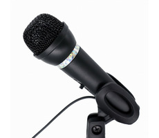 Gembird MIC-D-04 černá / stolní mikrofon / 3.5 mm jack
