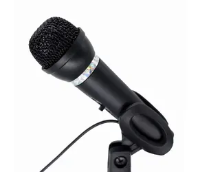 Gembird MIC-D-04 černá / stolní mikrofon / 3.5 mm jack