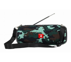 Gembird SPK-BT-17-CM camo / přenosný reproduktor  / 2x5W / Bluetooth 5.1 / dobíjecí