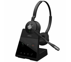 Jabra Engage 65 Stereo černá / stereo bezdrátová náhlavní souprava / mikrofon / DECT / USB / nabíjecí stanice